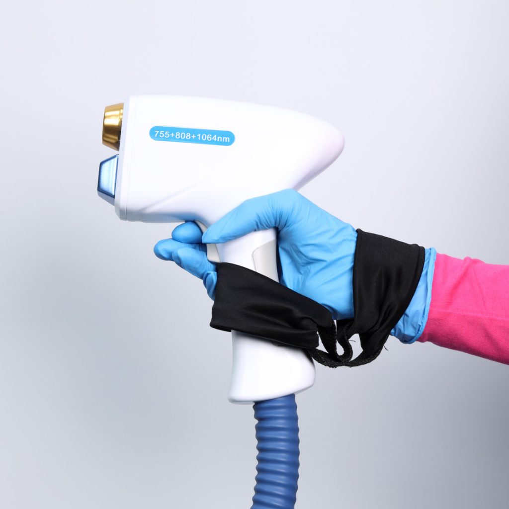 abraçadeira de segurança para utilizar com os equipamentos LASER da última geração - Produtos complementares laser profissional
